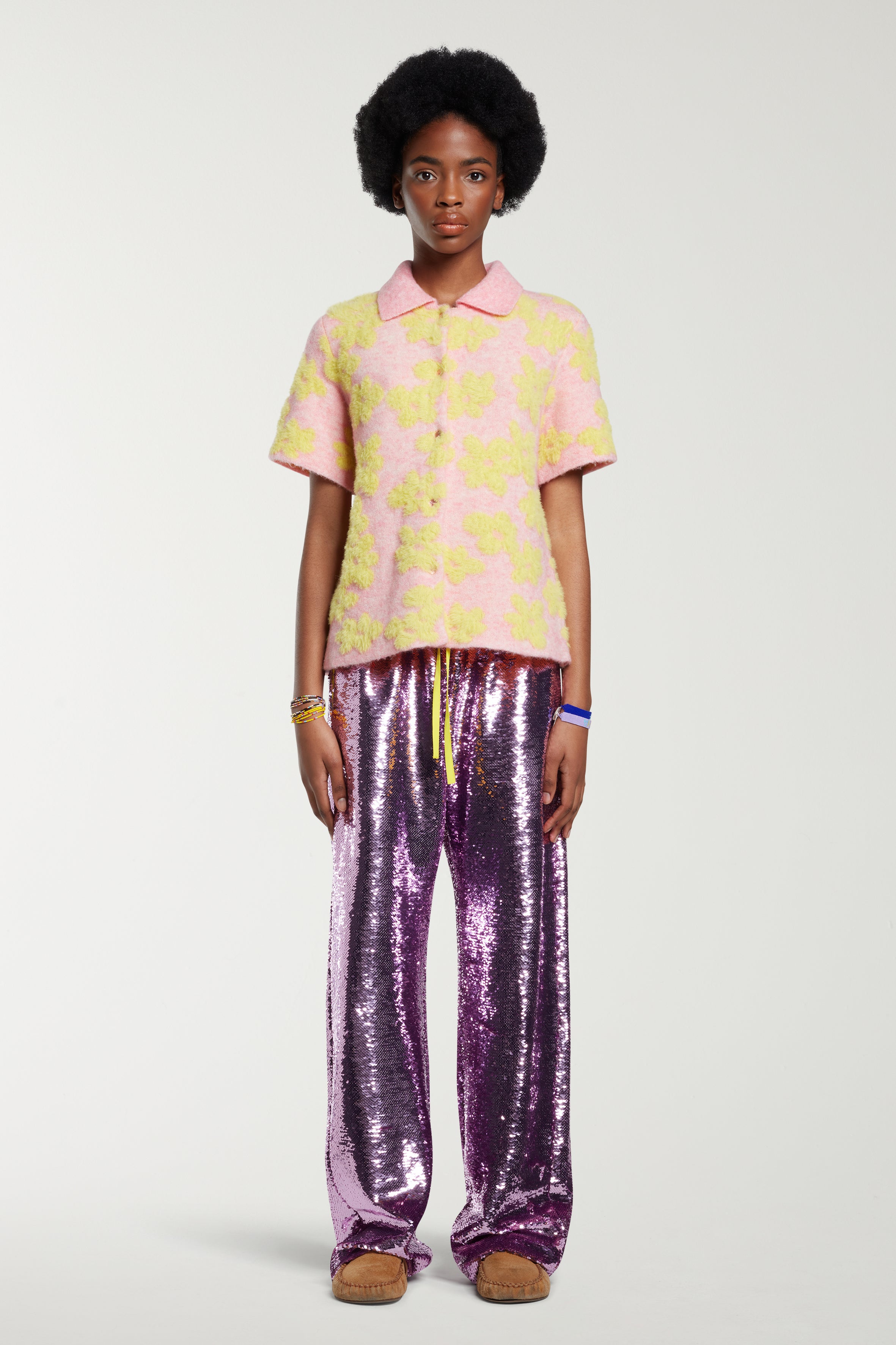 Sequinned Trousers