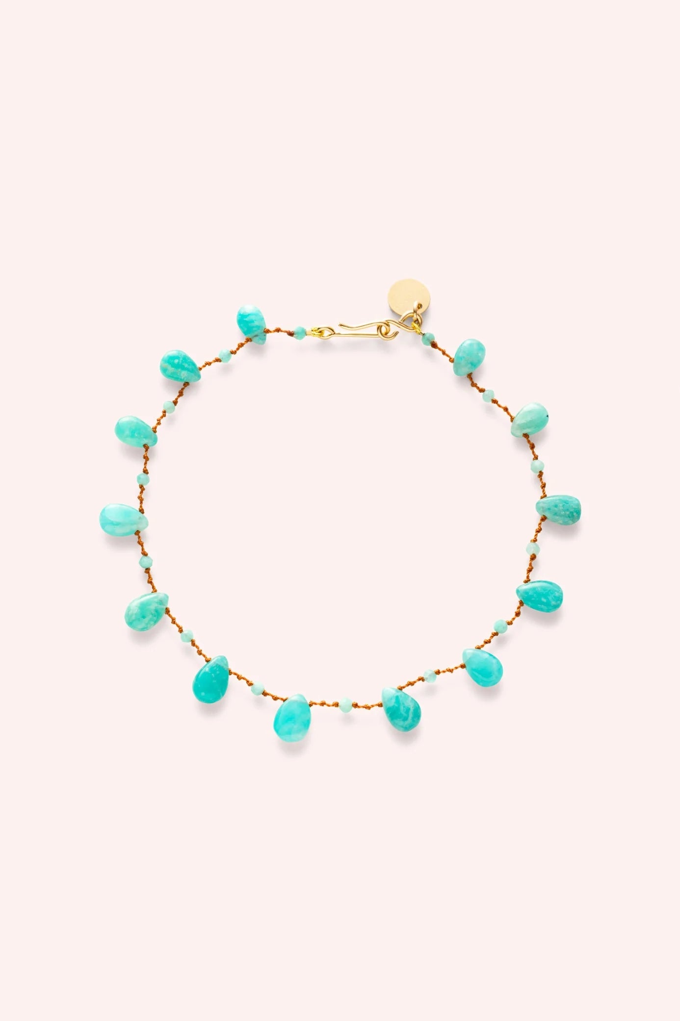 BEETLE AMAZONITE ANKLET