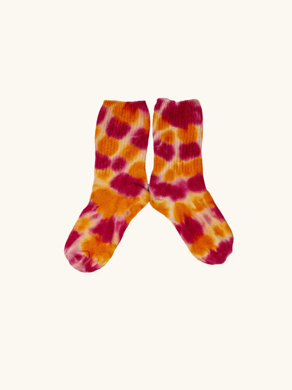 TDY SOCKS- ORANGE FUCHSIA