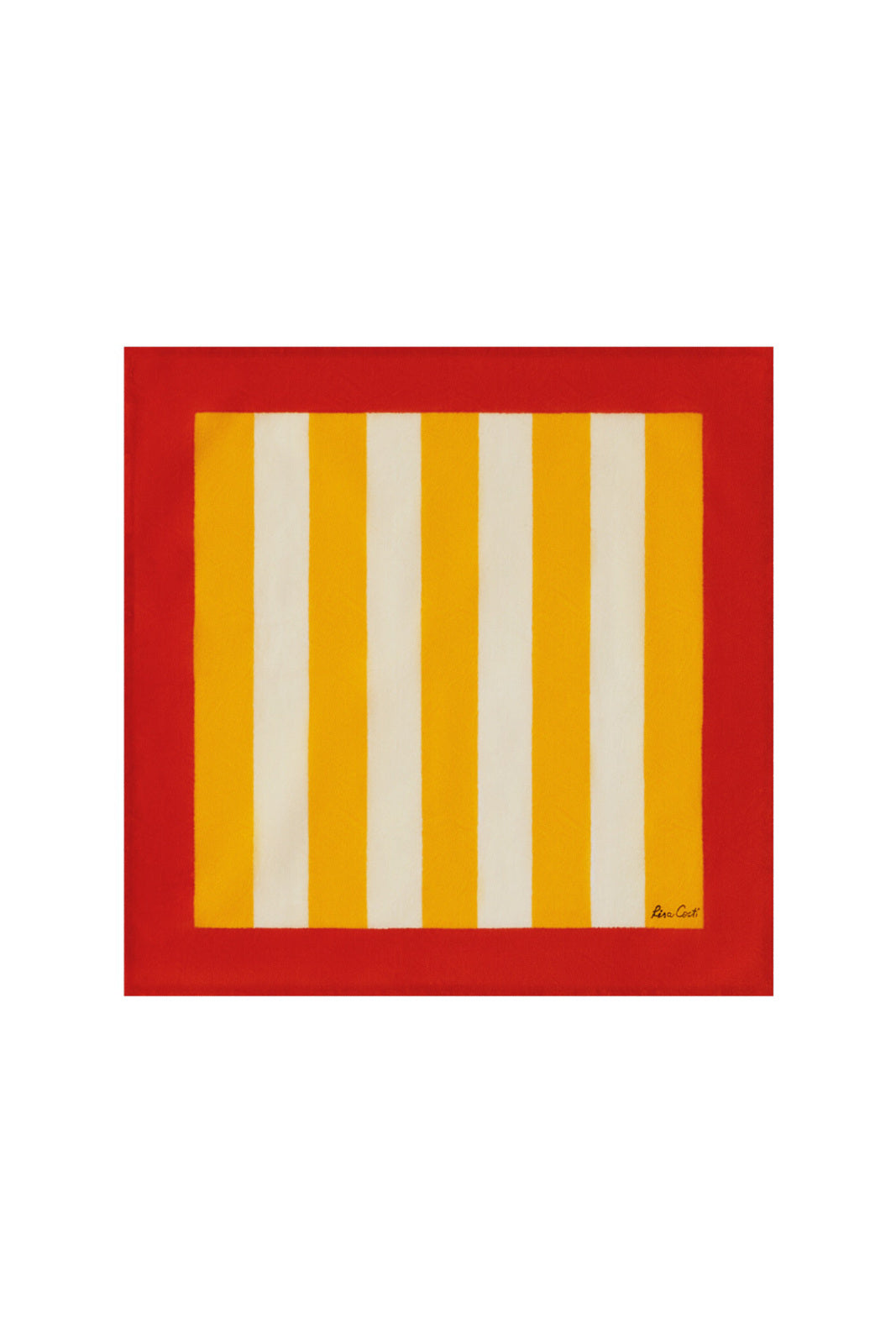 NIZAM STRIPE SUN YELLOW COTTON NAPKINS 50x50cm