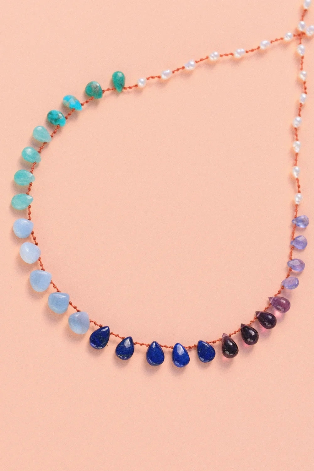 DEEP OCEAN BLUE- MULTI STONES