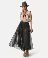TULLE SKIRT WITH JERSEY HIGH RISE BRIEFS