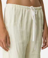 Linen elasticated pants