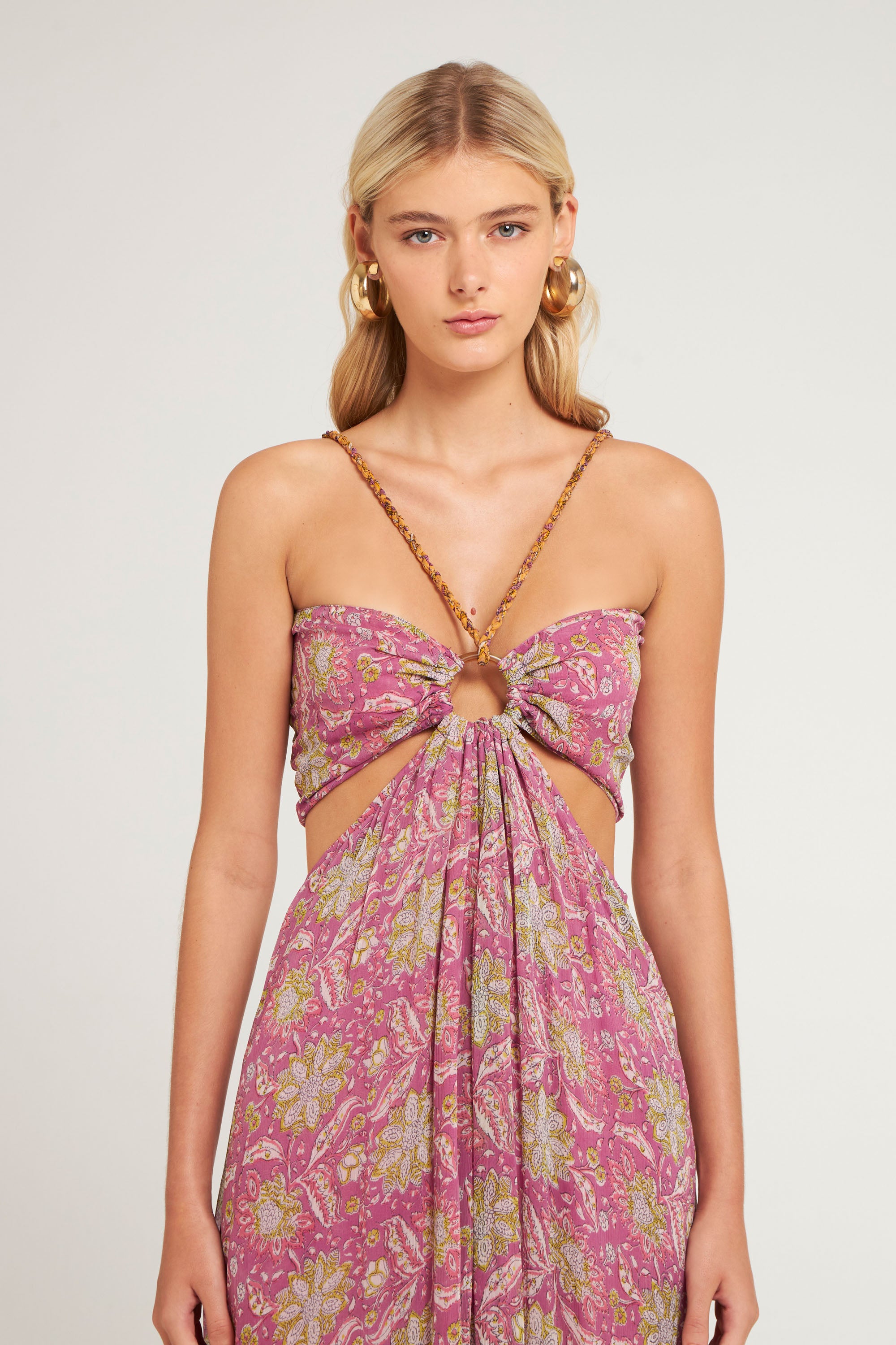 Loah strappy dress Pink