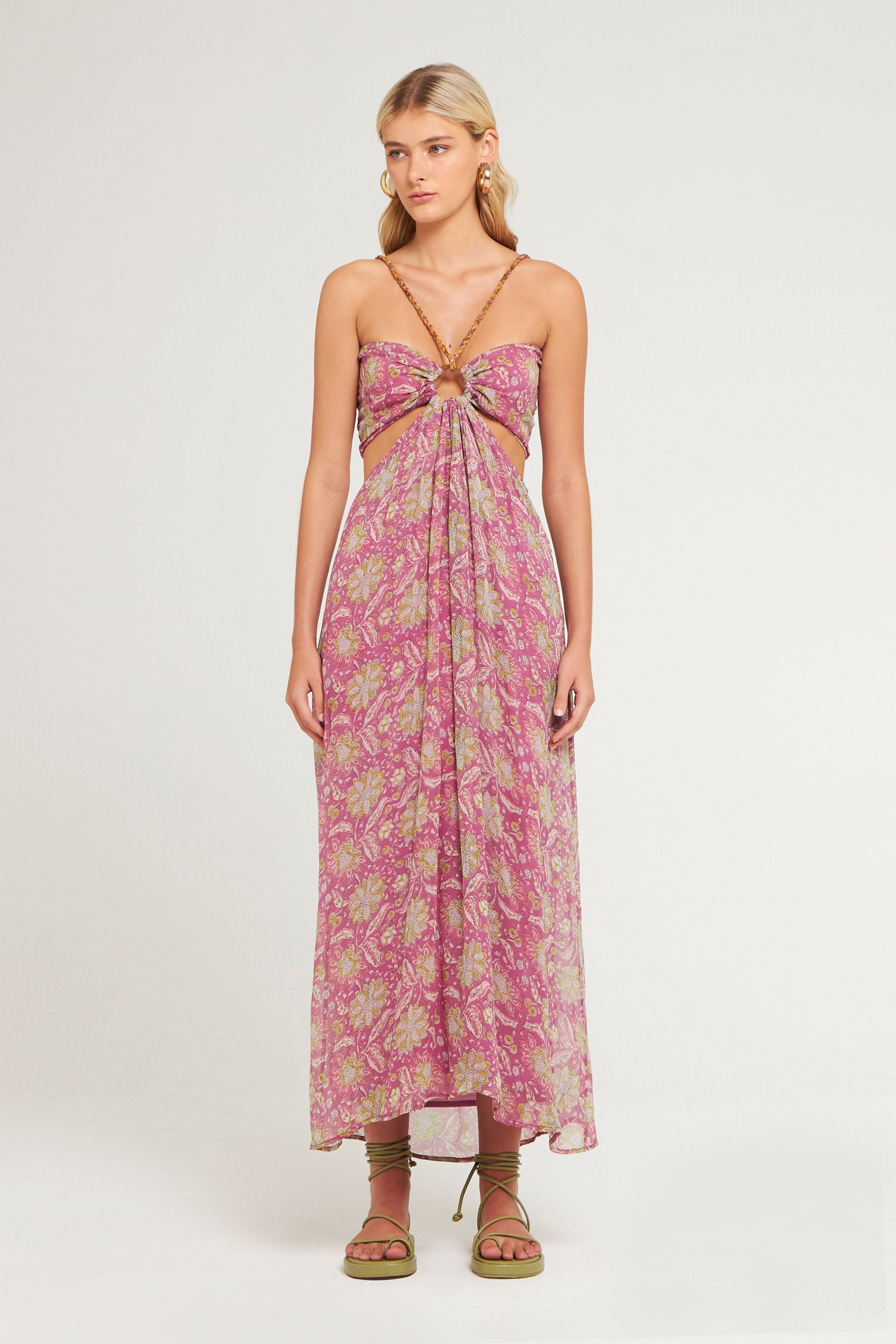 Loah strappy dress Pink