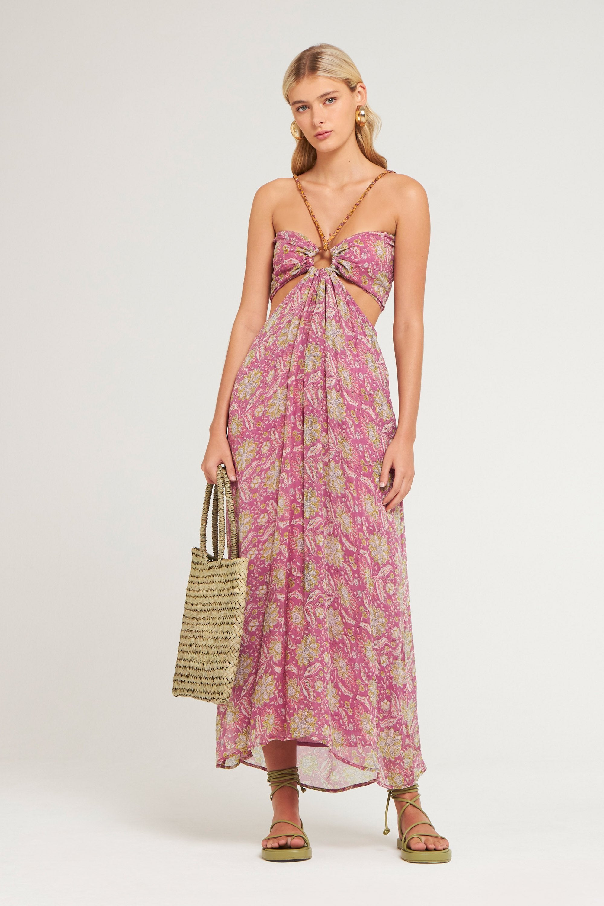 Loah strappy dress Pink