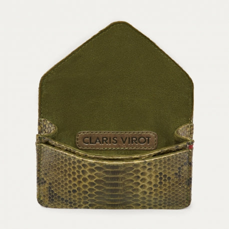 ALEX WALLET MILITARY GREEN PYTHON