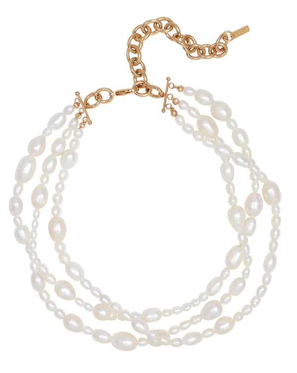 Rosie triple layer pearl Necklace