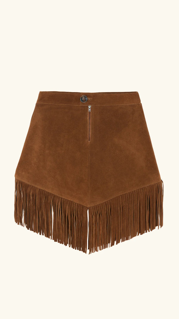 SUEDE SKIRT