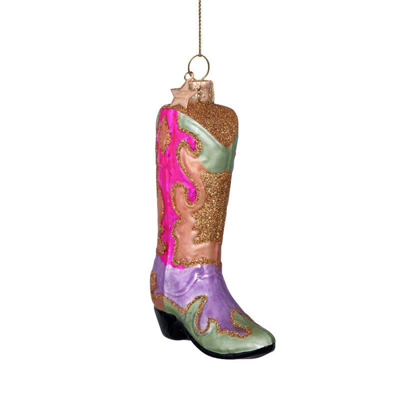 Multicolor Cowboy boot
