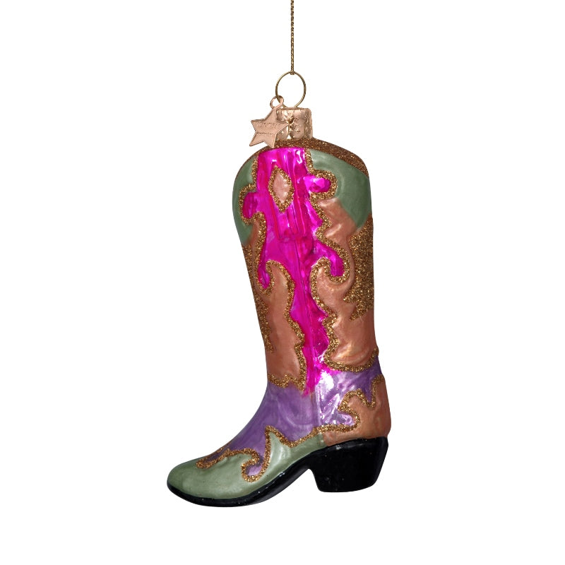 Multicolor Cowboy boot