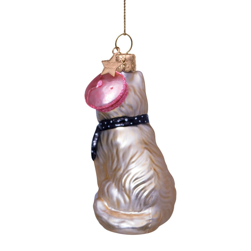 Cat with Barret and scarf Ornament