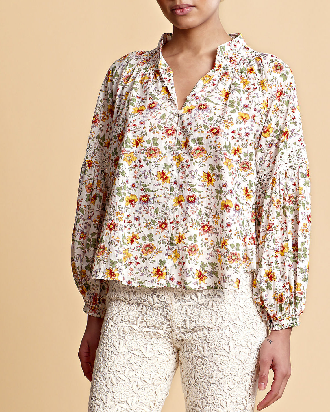 COTTON SLUB SHIRT