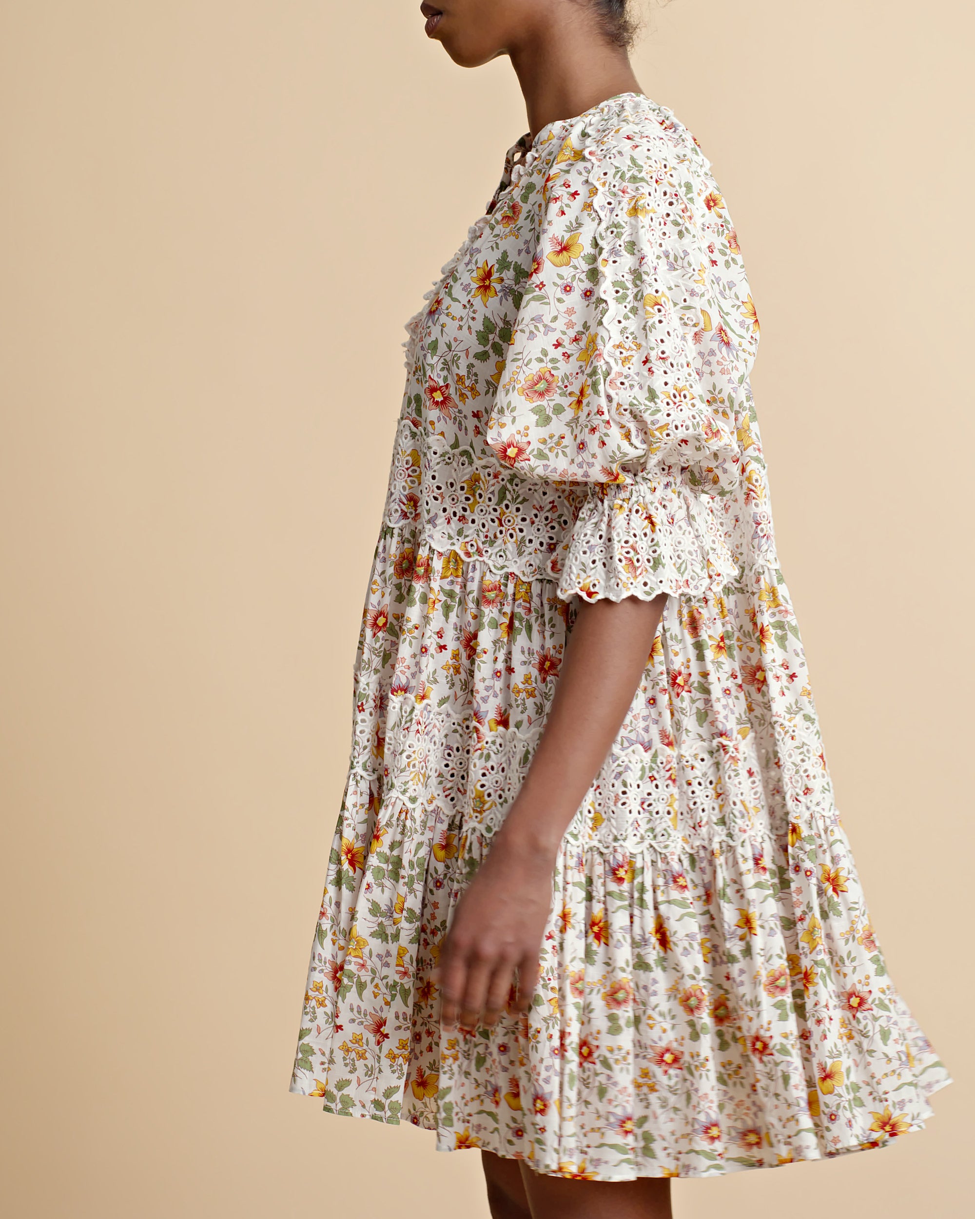 COTTON SLUB RELAXED DRESS