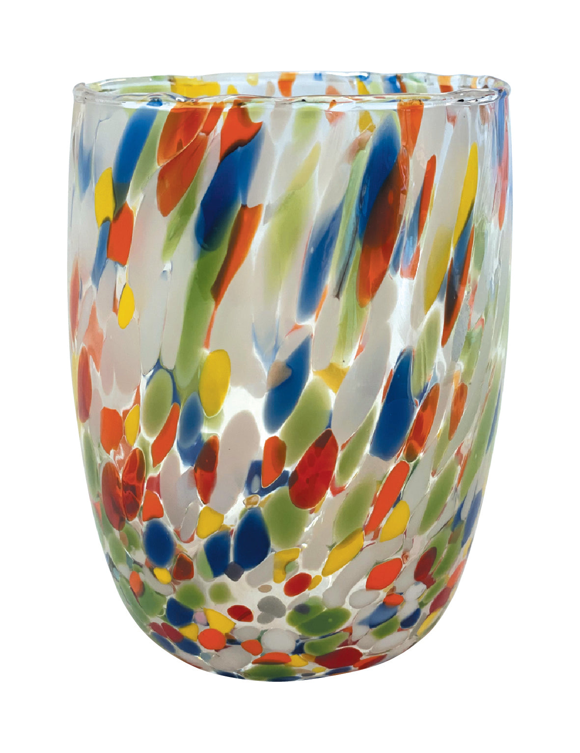 Round Murano Tumbler Multicolor