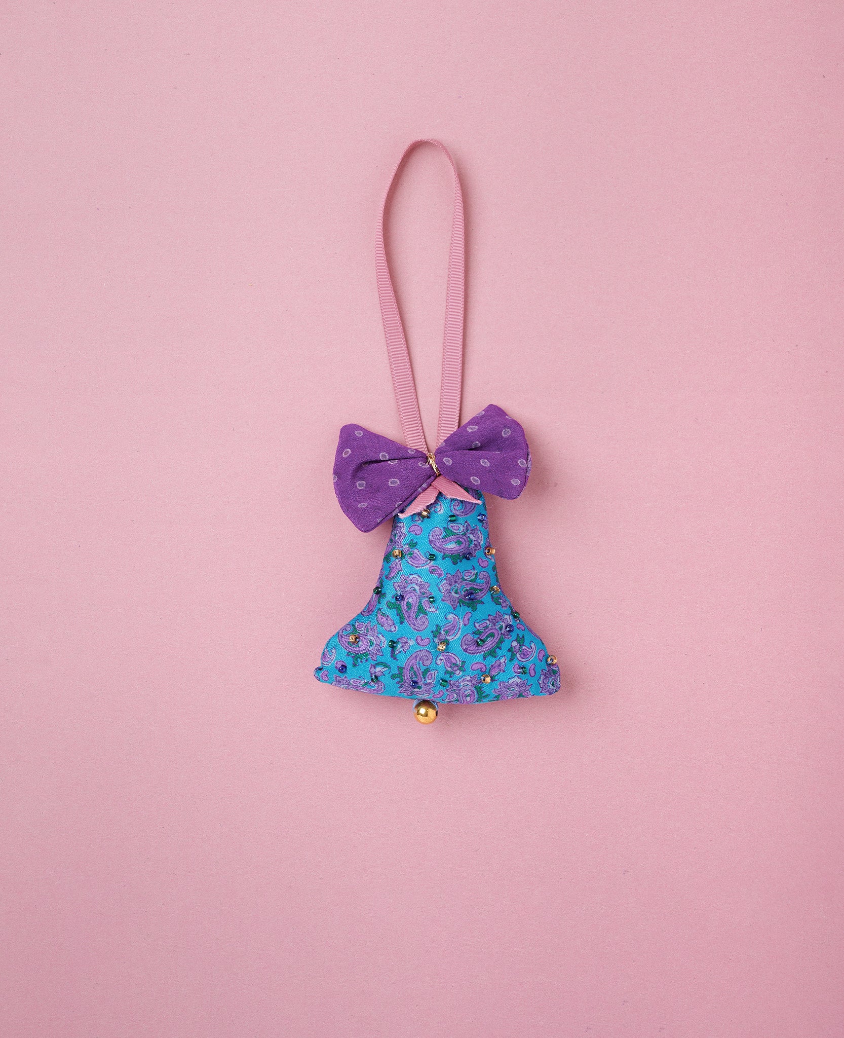 Bell SILK Ornament - Steel