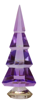 Crystal christmas tree purple /butter