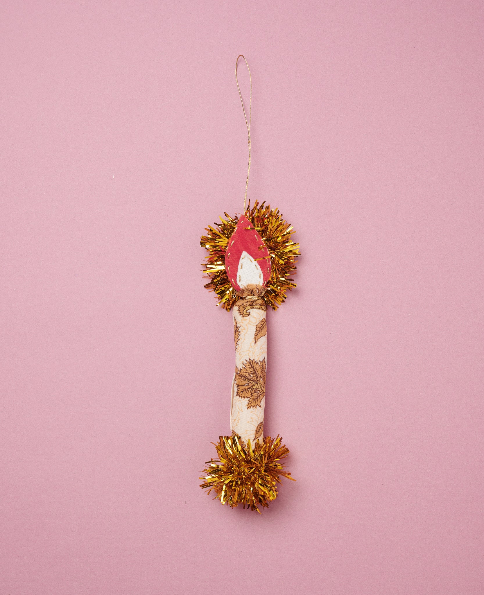 CANDERILLA SILK Ornament - Autumn brown