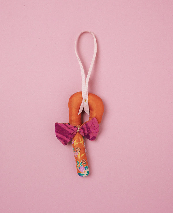 Cane SILK Ornament - Carrot