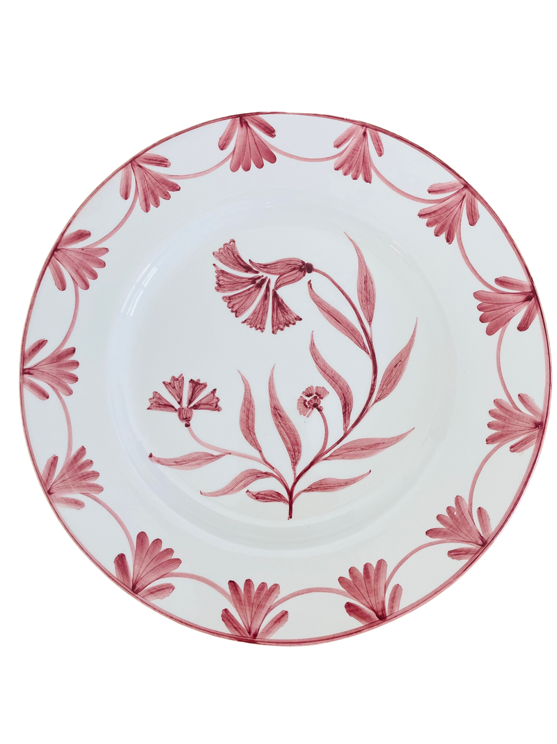 Clavel Dinner Plate pink