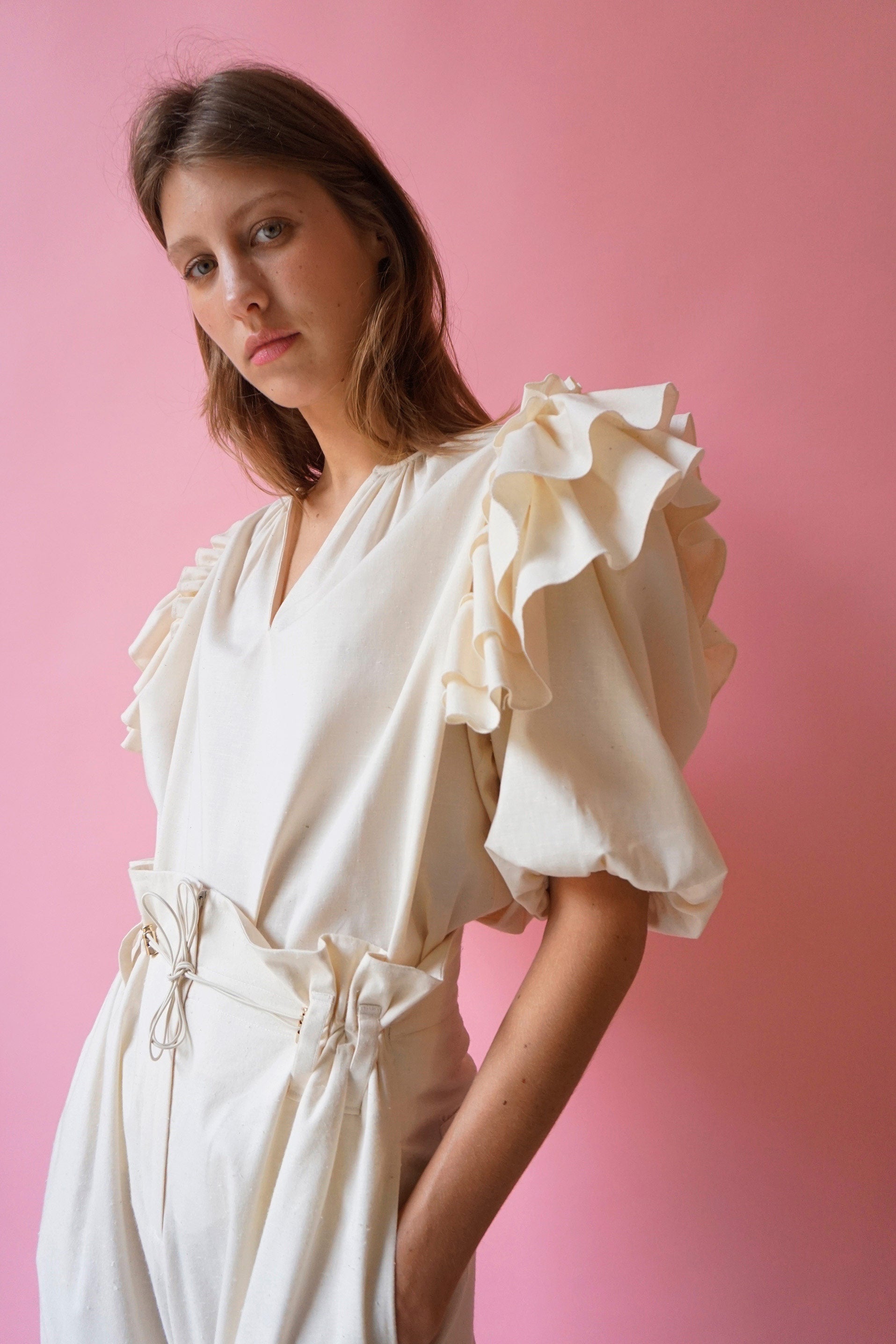 ZOE TOP OFF-WHITE