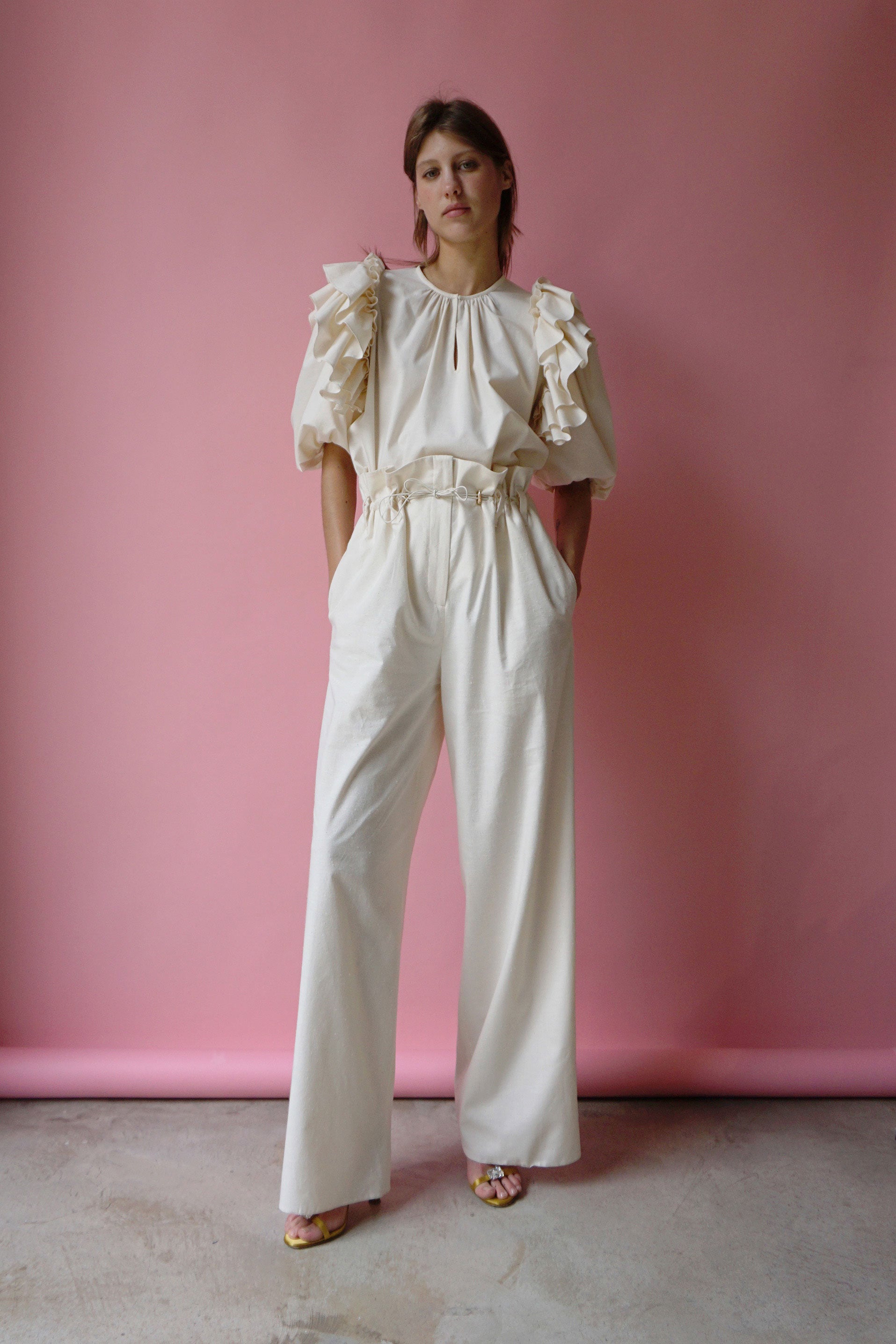 ZOE TOP OFF-WHITE