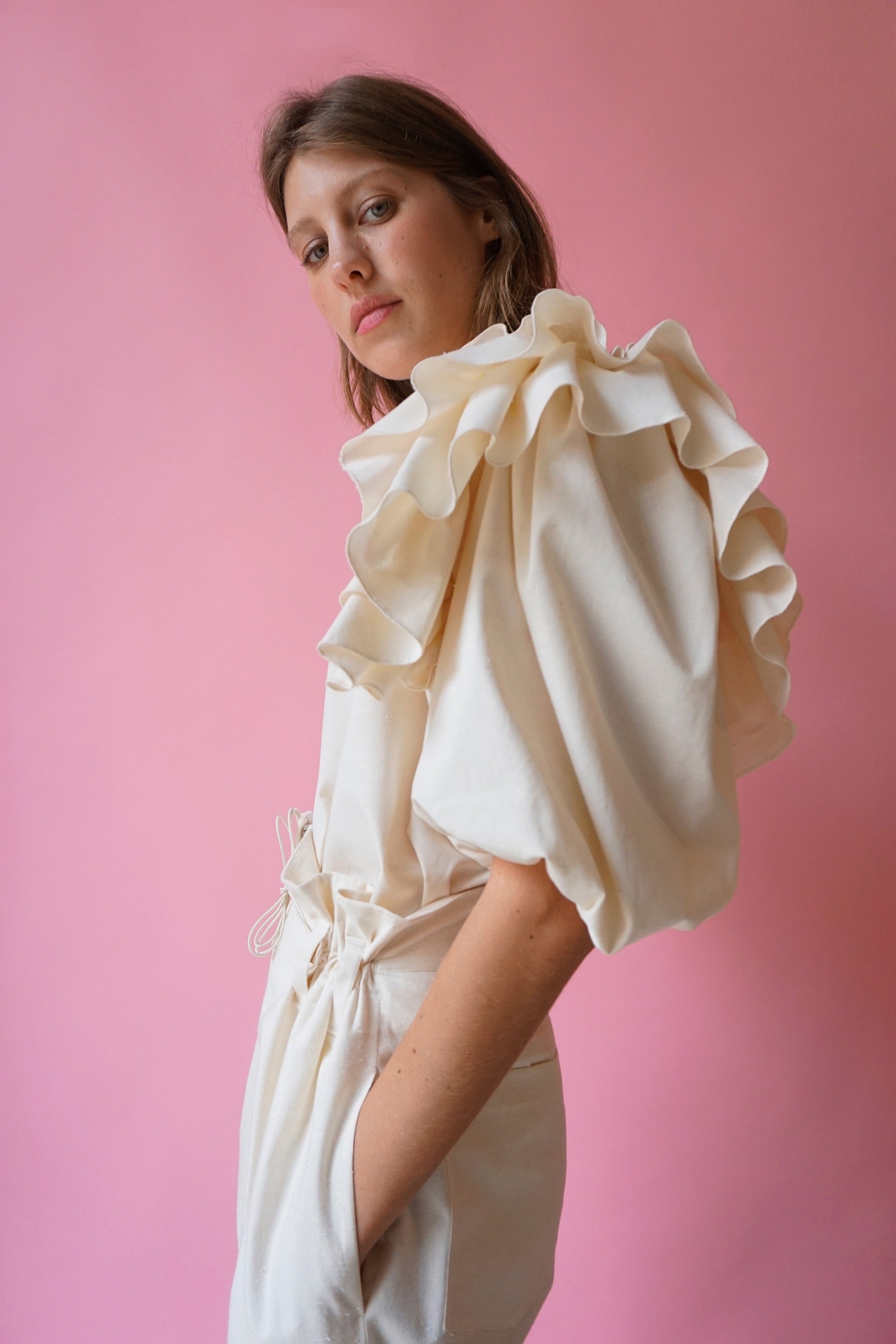 ZOE TOP OFF-WHITE