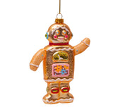 Gingerbread robot boy ornament