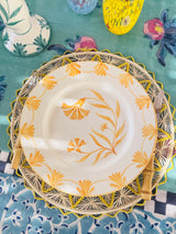 Clavel Dinner Plate Papaya