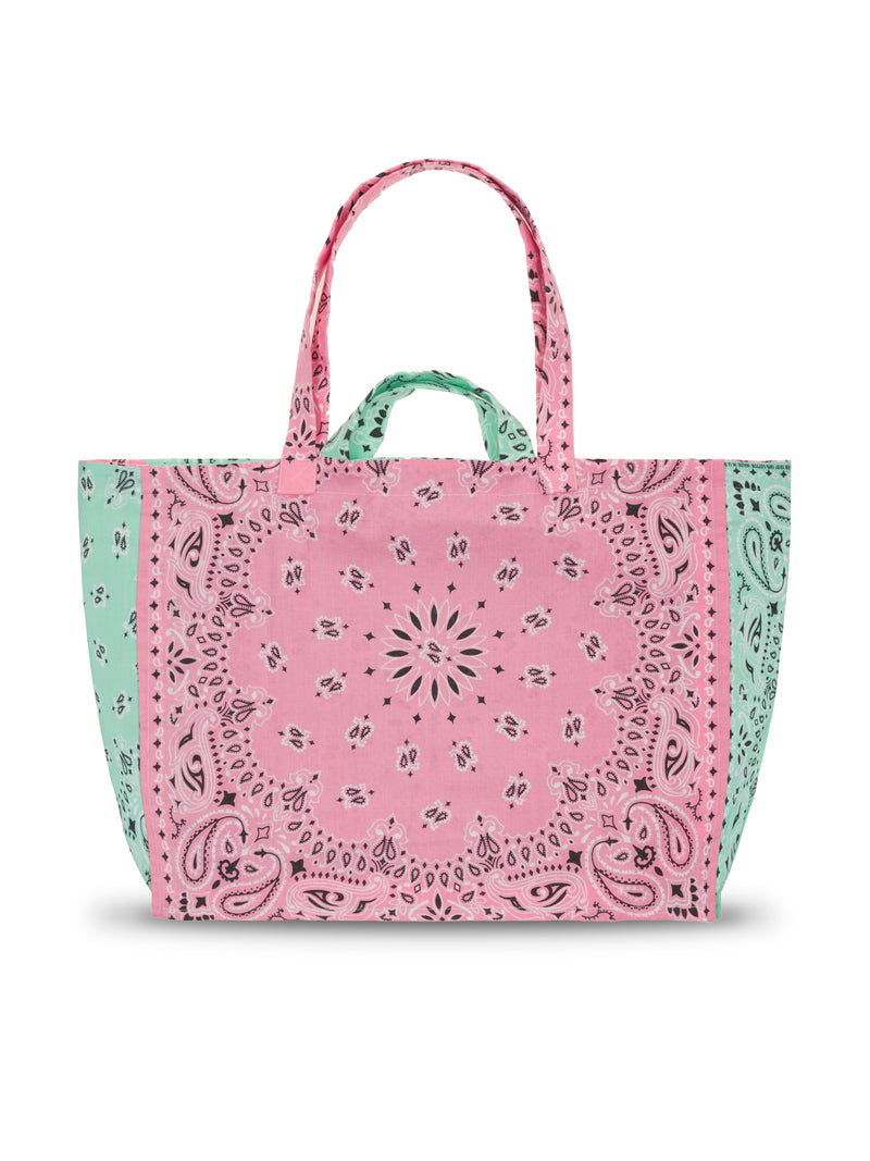 Maxi cabas - LOVE-Pink Mint