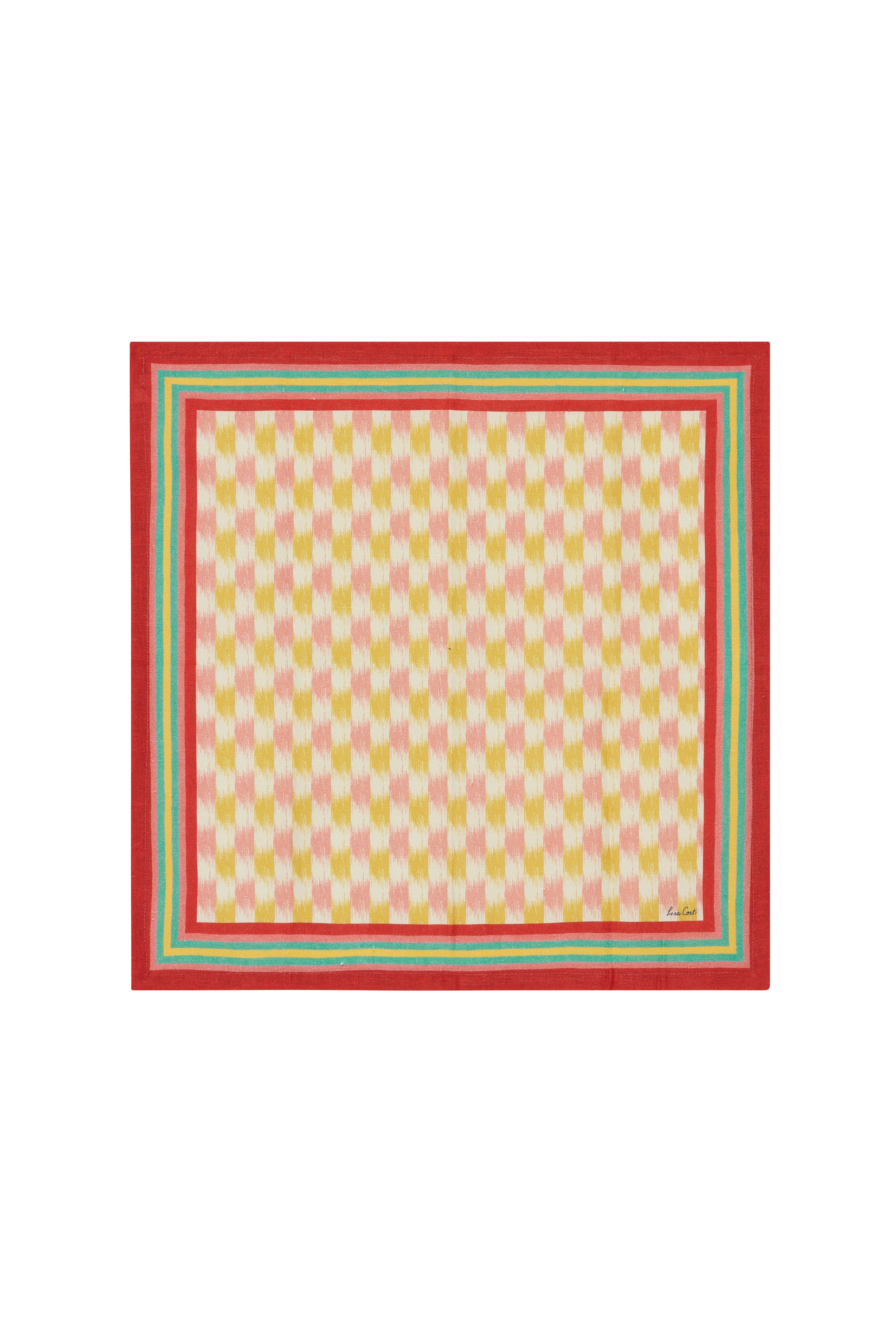 VERANDA Gold Peach Napkins 50x50cm