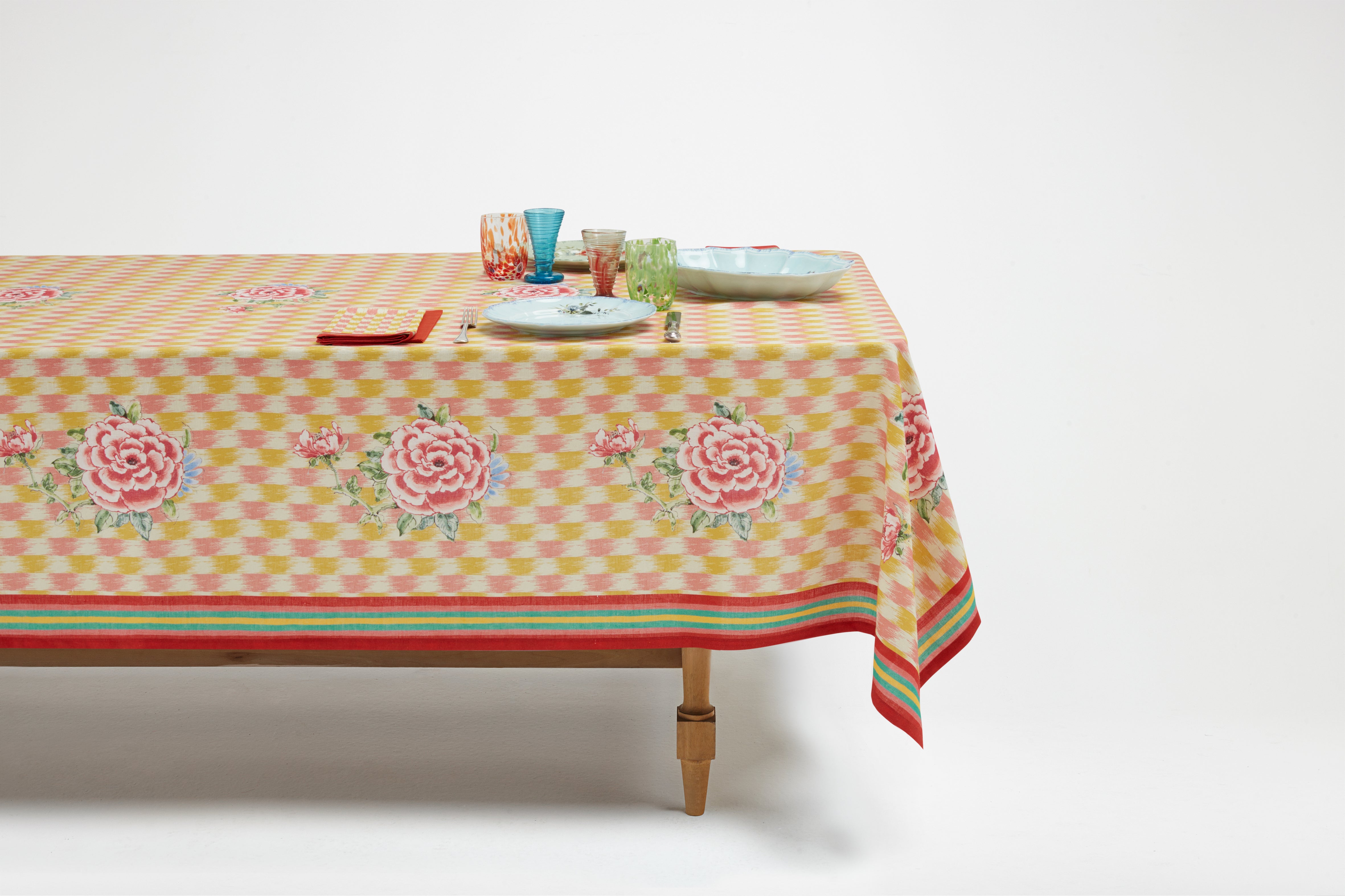 VERANDA Gold Peach Napkins 50x50cm
