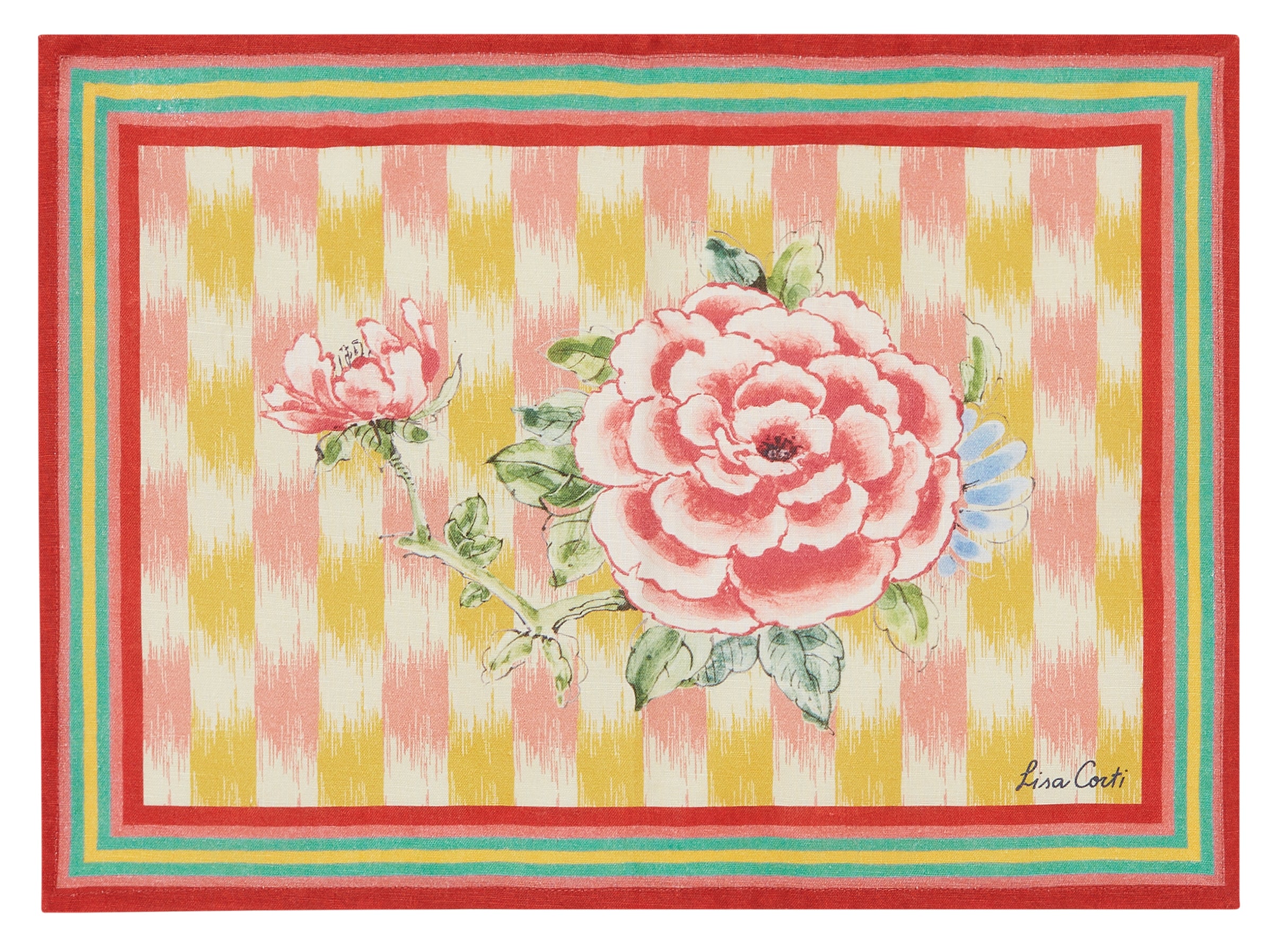 VERANDA Gold Peach Placemat 35x48cm