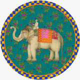 ELEPHANT Peacock Placemat