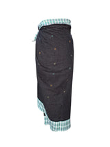 ENCHANTED FOREST PAREO SKIRT BLACK