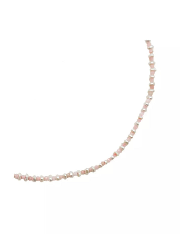 WHIPPED CREAM Pink Opal Necklace