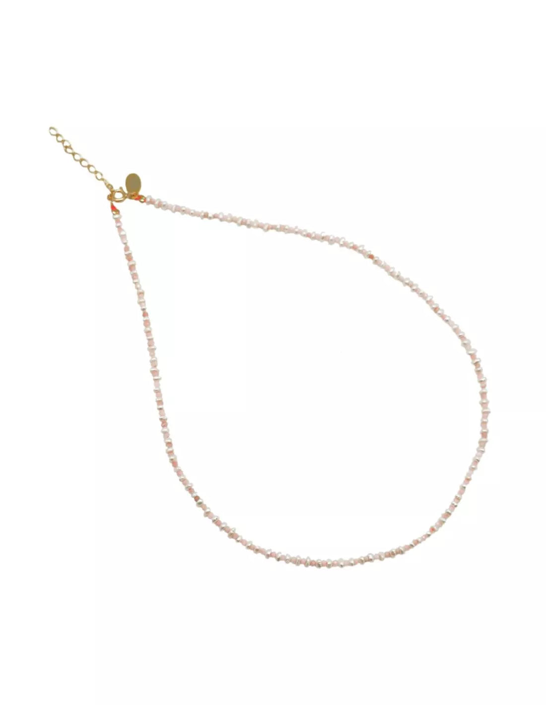WHIPPED CREAM Pink Opal Necklace