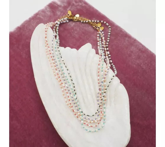 WHIPPED CREAM CULTURED PEARL NECKLACE